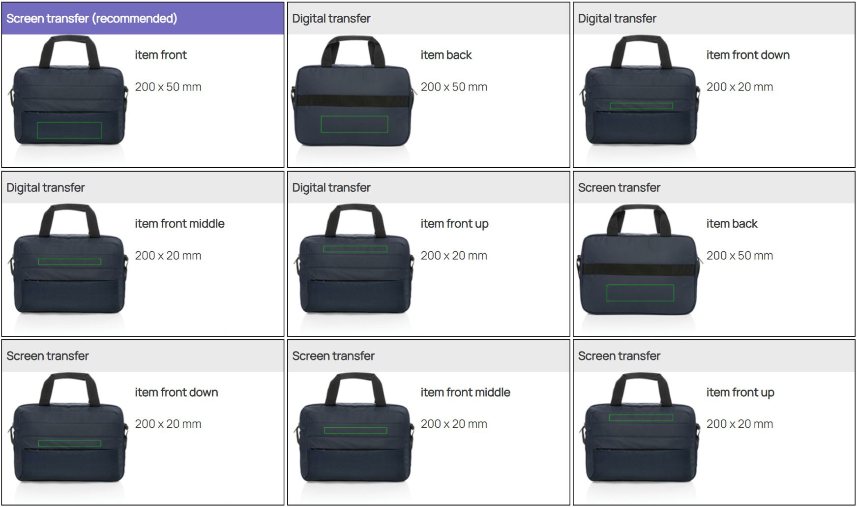 Druckflaechen Notebook Tasche Easy