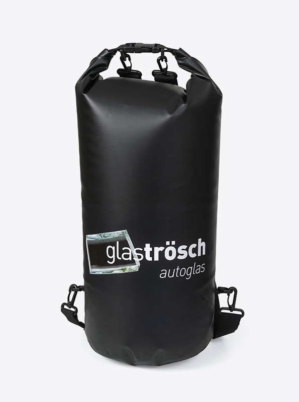 Dry Bag Glastroesch Mit Logo Bedrucken Blachenmaterial Rucksack Traeger