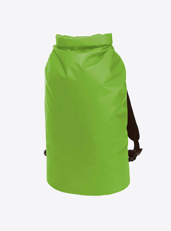 Dry Bag Rucksack Blachenmaterial Mit Logo Bedruckt Fair Produziert Gruen