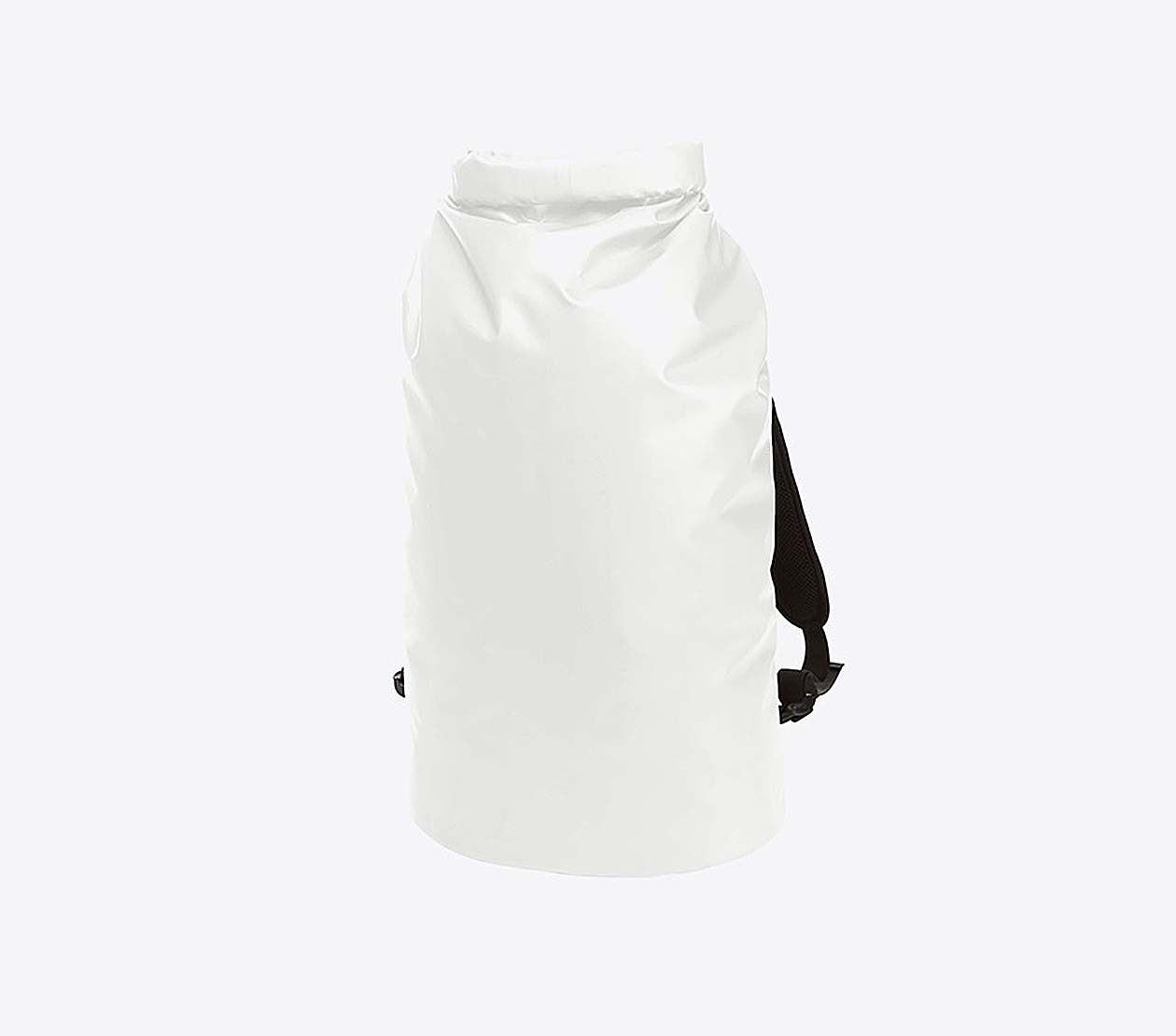 Dry Bag Rucksack Blachenmaterial Mit Logo Bedruckt Fair Produziert Weiss