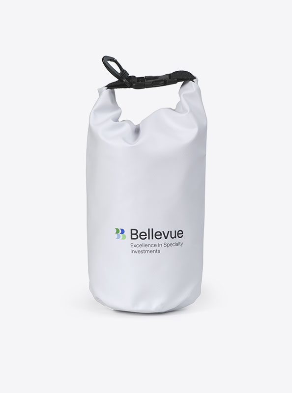 Drybag Mini Bellevue Asset Management Mit Logo Bedrucken Groesse 2l Werbebotschaft