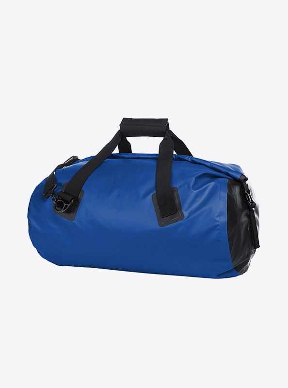 Duffel Bag Easy Mit Logo Bedrucken Sporttasche Aus Blachenmaterial Blau
