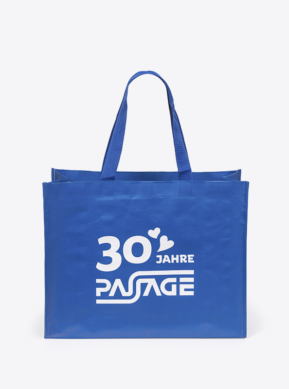 Einkaufstasche Pp Migros Ostschweiz Passage Recycelt Laminiert Logo Bedruckt