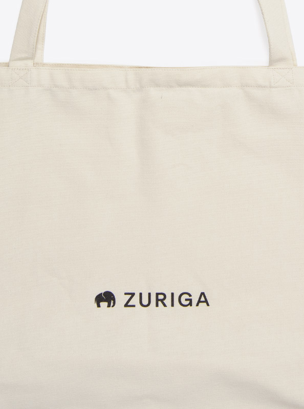 Einkaufstasche XXL Recycled Zuriga Polycotton Logo Siebdruck