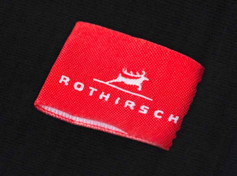 extras taschen label gewoben
