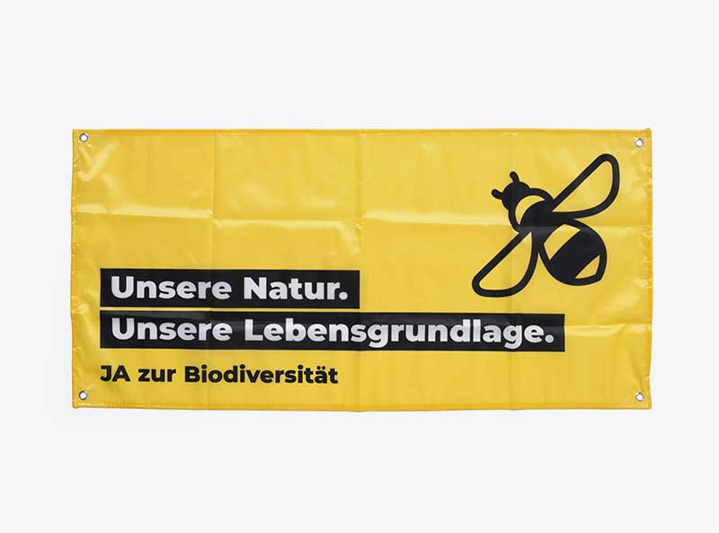 Fahne Banner Biodiversitaets Initiative Der Politikwerkstatt D