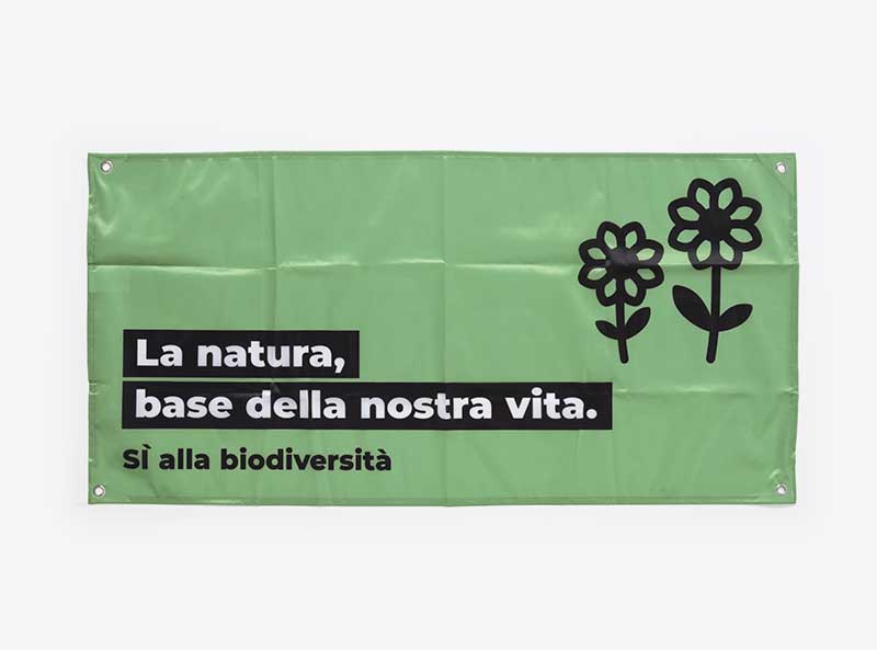 Fahne Banner Biodiversitaets Initiative Der Politikwerkstatt I