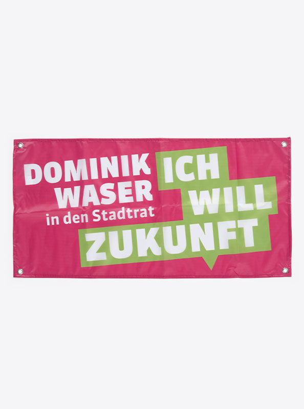 Fahne Flagge Im Digitaldruck Bedrucken Mit Sujet Gruene Dominik Waser