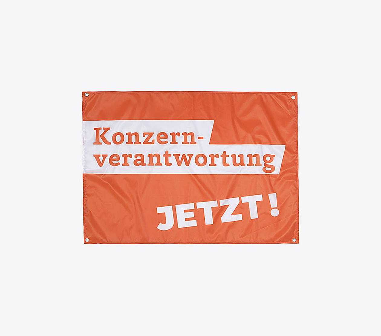 Fahne Mit Druck Koalition Konzernverantwortung Mit Logo Bedrucken Banner Vollflaechig Oesen De