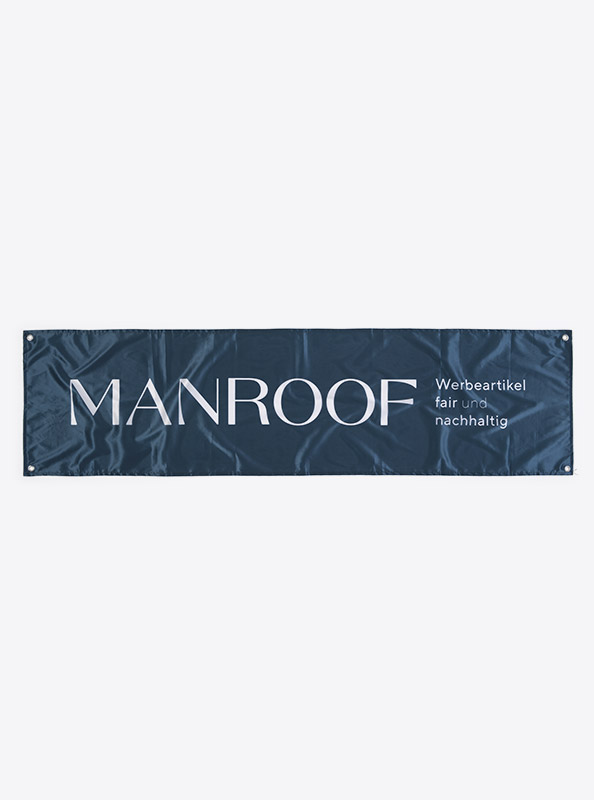 Fahne Recycled Manroof Mit Logo Bedrucken