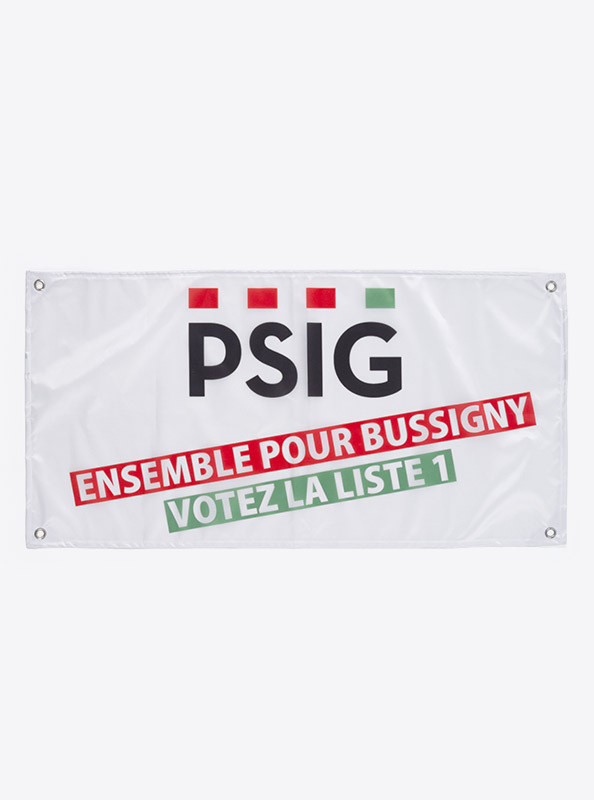 Fahne Recycled Psig Mit Logo Bedrucken