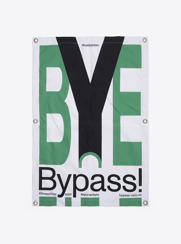 Fahne Recycled Vcs Bypass Mit Logo Bedrucken