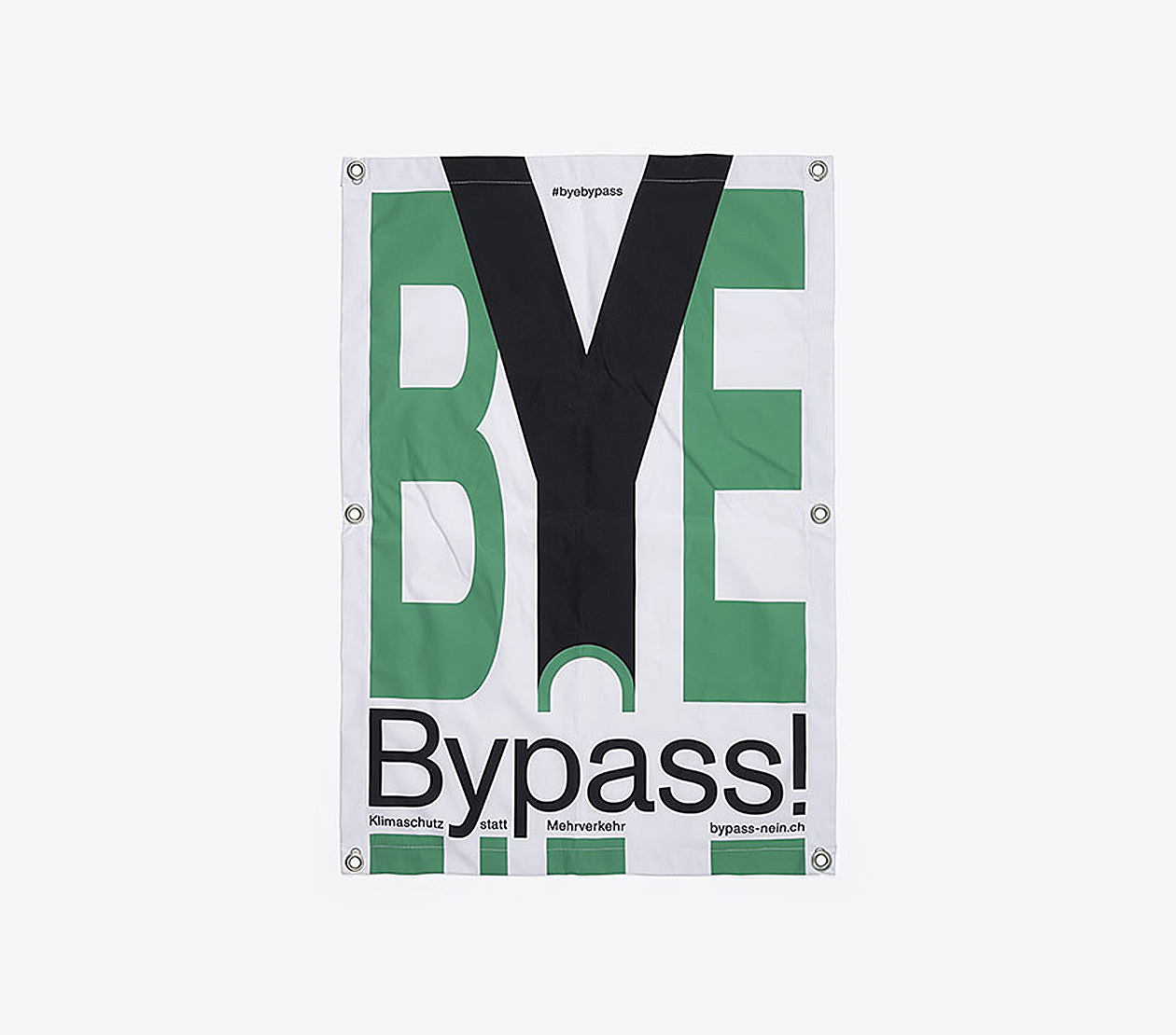 Fahne Recycled Vcs Bypass Mit Logo Bedrucken