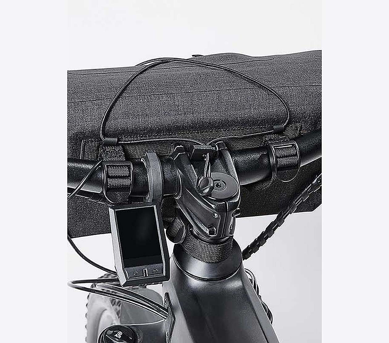 Fahrrad Lenkertasche Easy Halfar Mit Logo Bedrucken Velo Leichtes Gepaeck Halterung Polyester Fair Produziert Grau