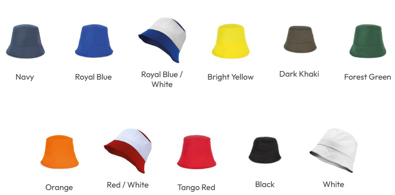 Farbauswahl Bucket Hat Kariban KP125