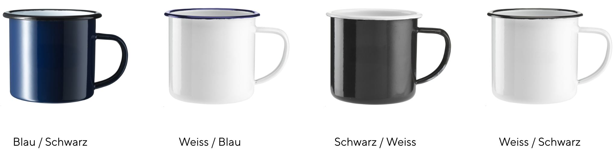 Farbauswahl Emaille Retro