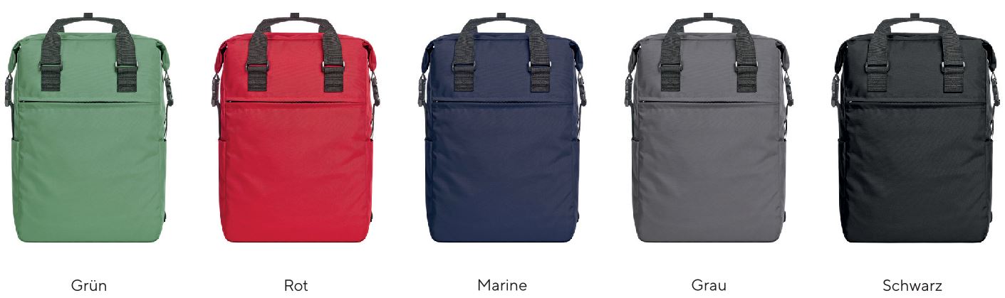 Farbauswahl LaptopRucksack Easy