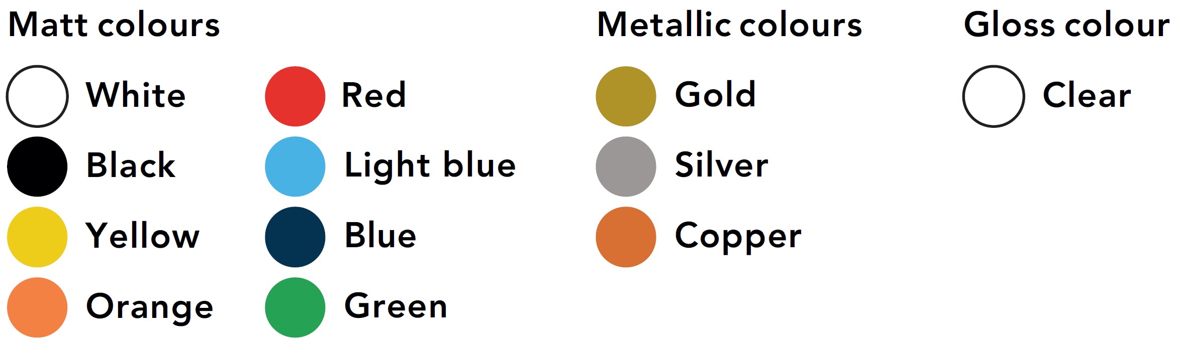 Farben Fuer Praegung MM01 Plus MM02