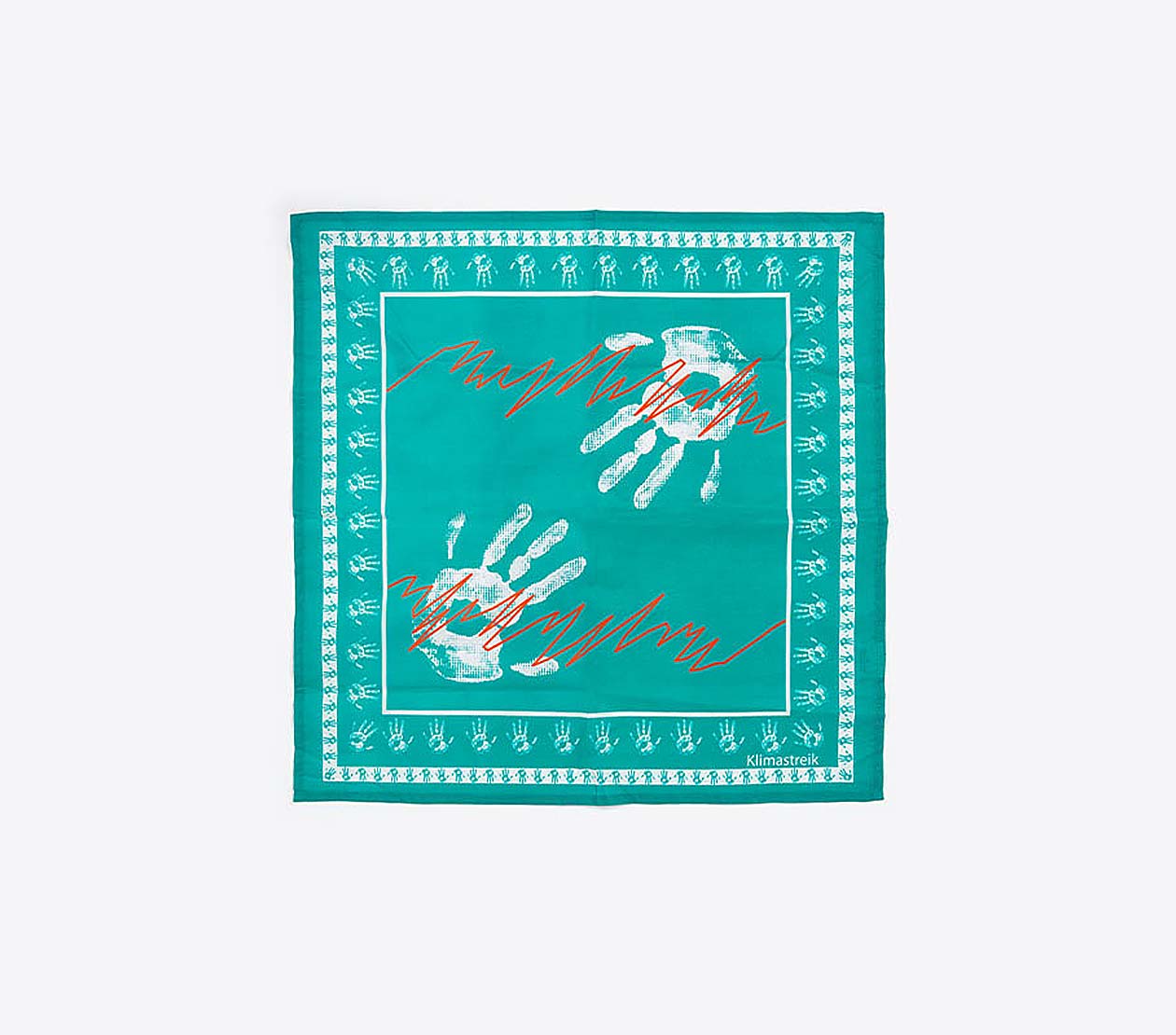 Glarnertuch Baumwolltuch Bandana Mit Logo Bedrucken Klimastreik