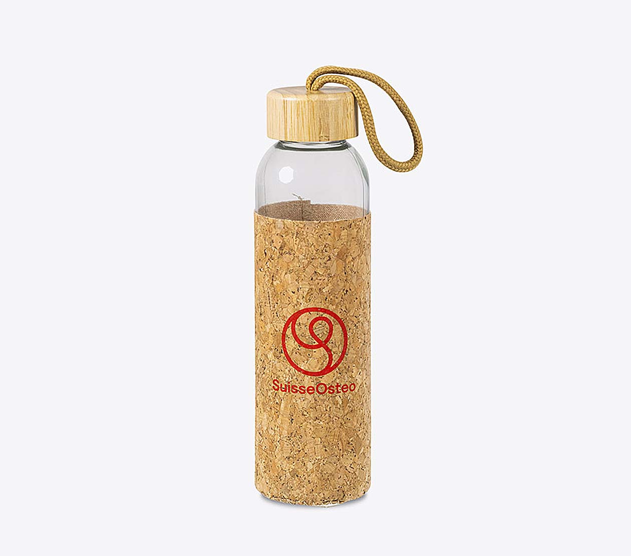 Glasflasche Budget Suisse Osteo Mit Logo Bedrucken Glasflasche Mit Korkhuelle Guenstig