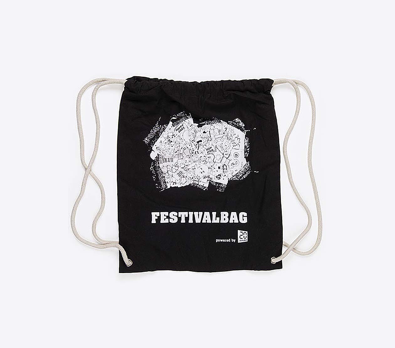 Gym Bag Baumwolle Bedruckt 20min Festival