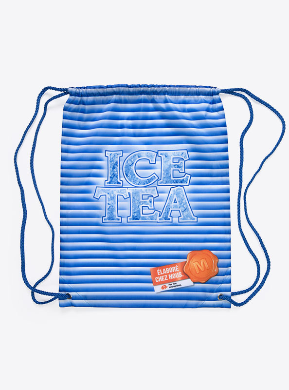 Gym Bag Bedruckt Polyester Migros Classic Ice Tea