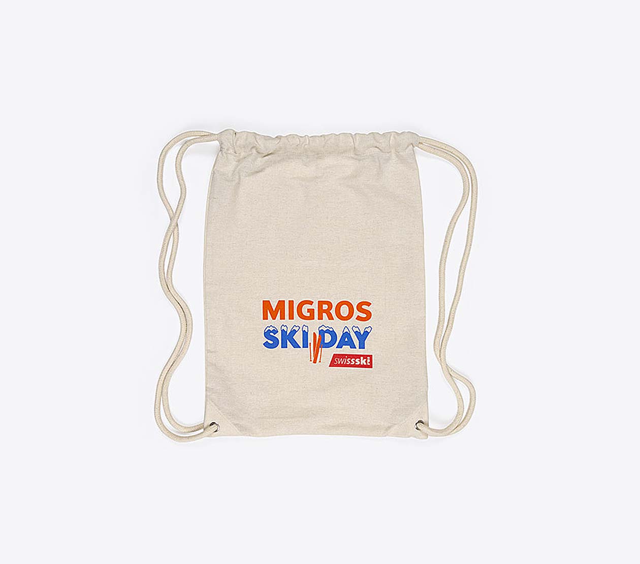 Gym Bag Kordelrucksack Recycled Migros Skiday Baumwolle