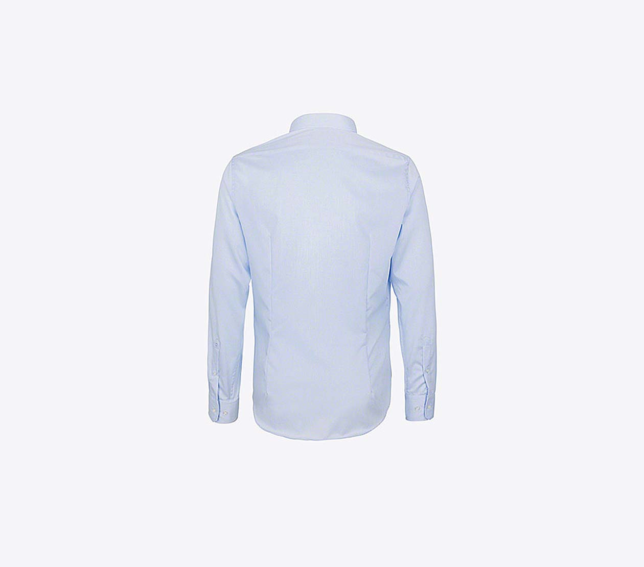 Herren Hemd Langarm Mit Logo Bedrucken Besticken Hakro 105 Farbe Sky