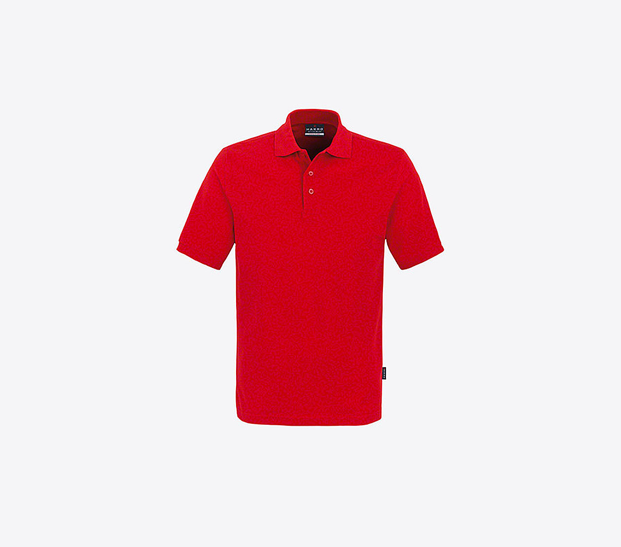 Herren Polo Shirt Besticken Hakro 810 Classic Rot