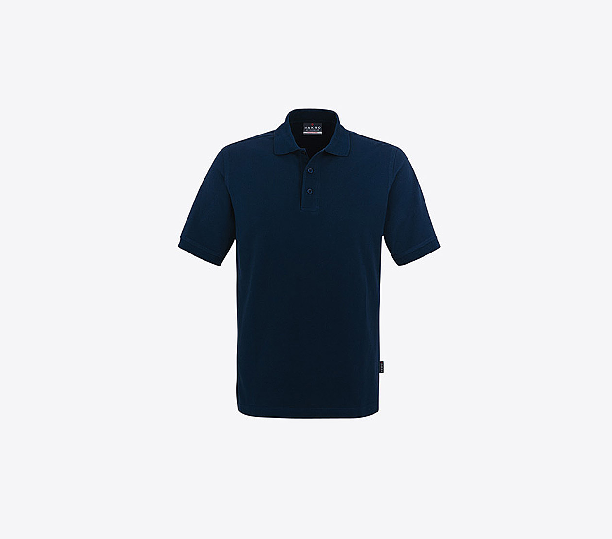 Herren Polo Shirt Mit Druck Auf Ruecken Hakro 810 Classic Tinte