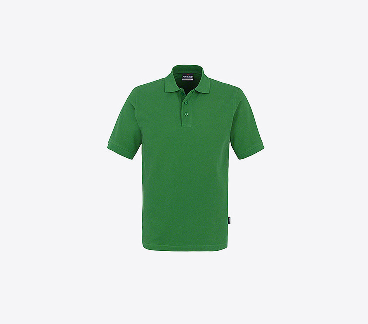 Herren Polo Shirt Mit Logo Besticken Hakro 810 Classic Wasabi