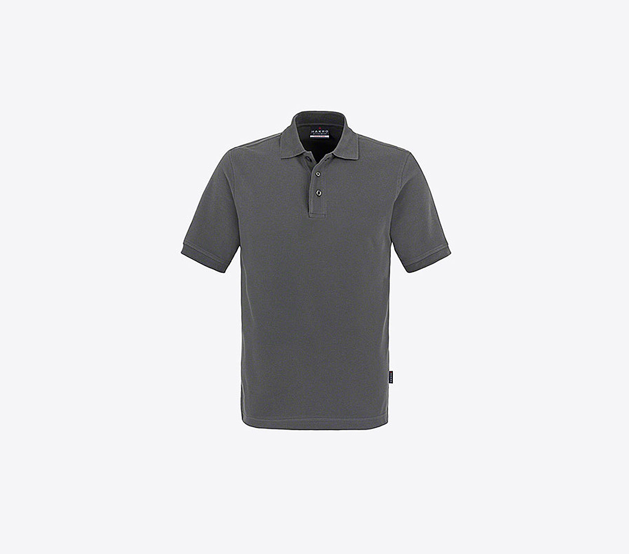 Herren Polo Shirts Fuer Firma Besticken Hakro 810 Classic Graphit