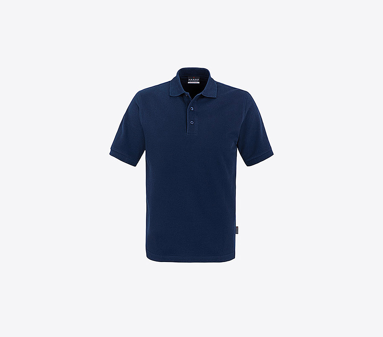 Herren Polo Shirts Mit Werbung Besticken Lassen Hakro 810 Classic Marine