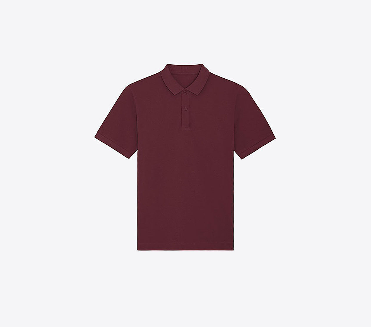 Herren Poloshirt Stanley Stella Prepster Mit Logo Farben Burgundy