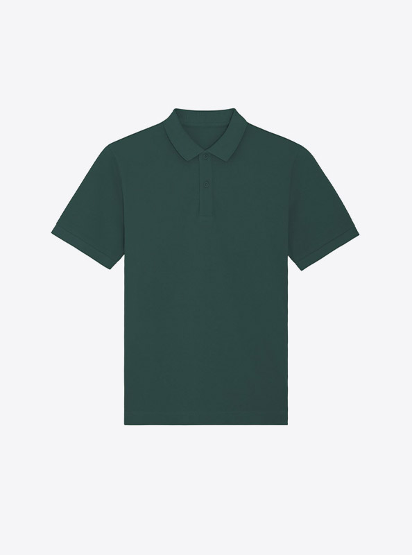 Herren Poloshirt Stanley Stella Prepster Mit Logo Farben Glazed Green
