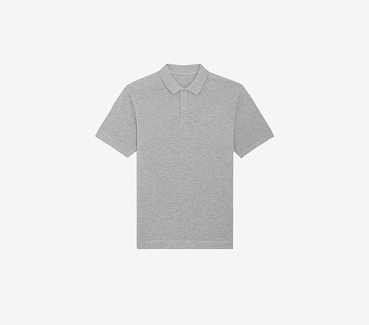 Herren Poloshirt Stanley Stella Prepster Mit Logo Farben Heather Grey