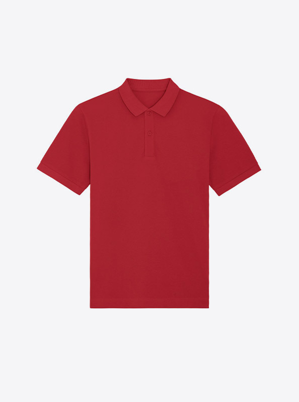 Herren Poloshirt Stanley Stella Prepster Mit Logo Farben Red
