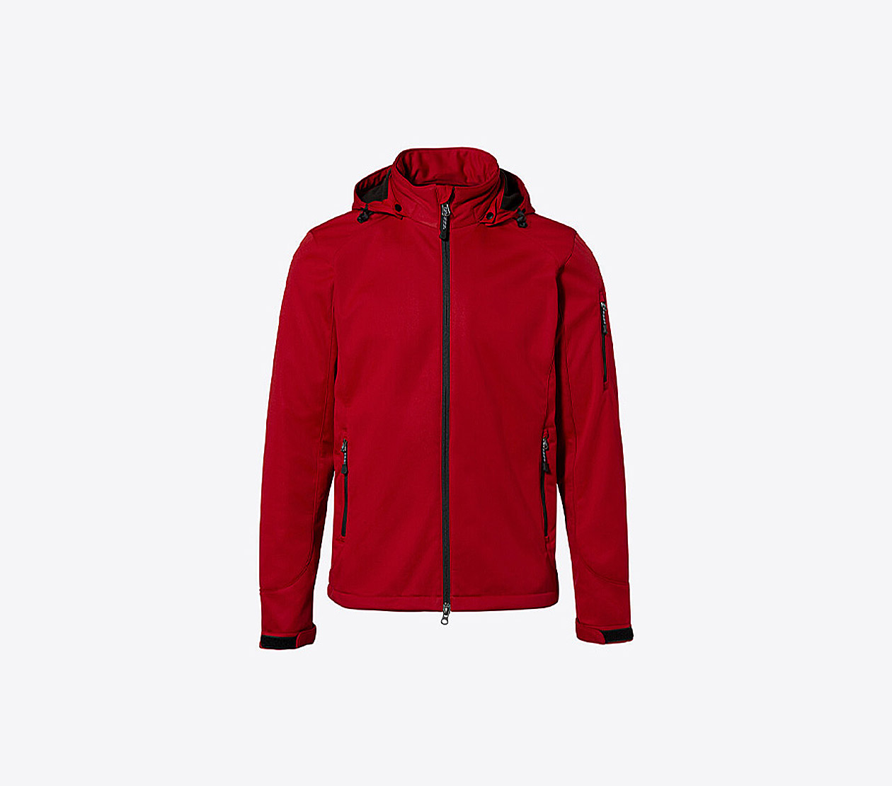 Herren Softshelljacke Hakro Ontario Bedrucken Mit Logo Besticken Lassen Rot