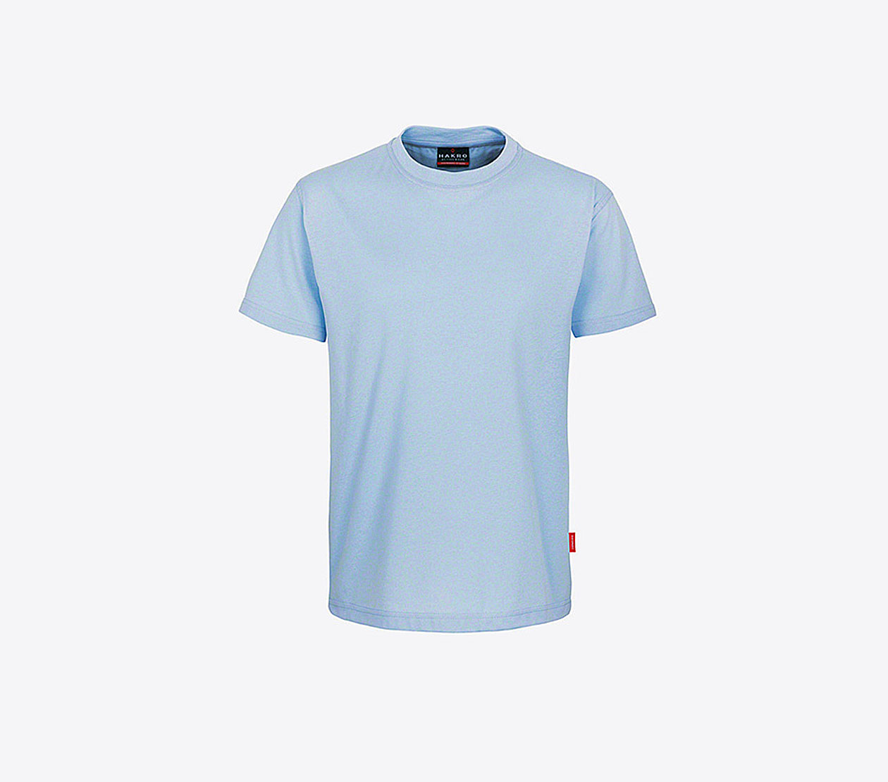 Herren T Shirts Mit Eigenem Design Bedrucken Hakro 281 Preformance Ice Blue