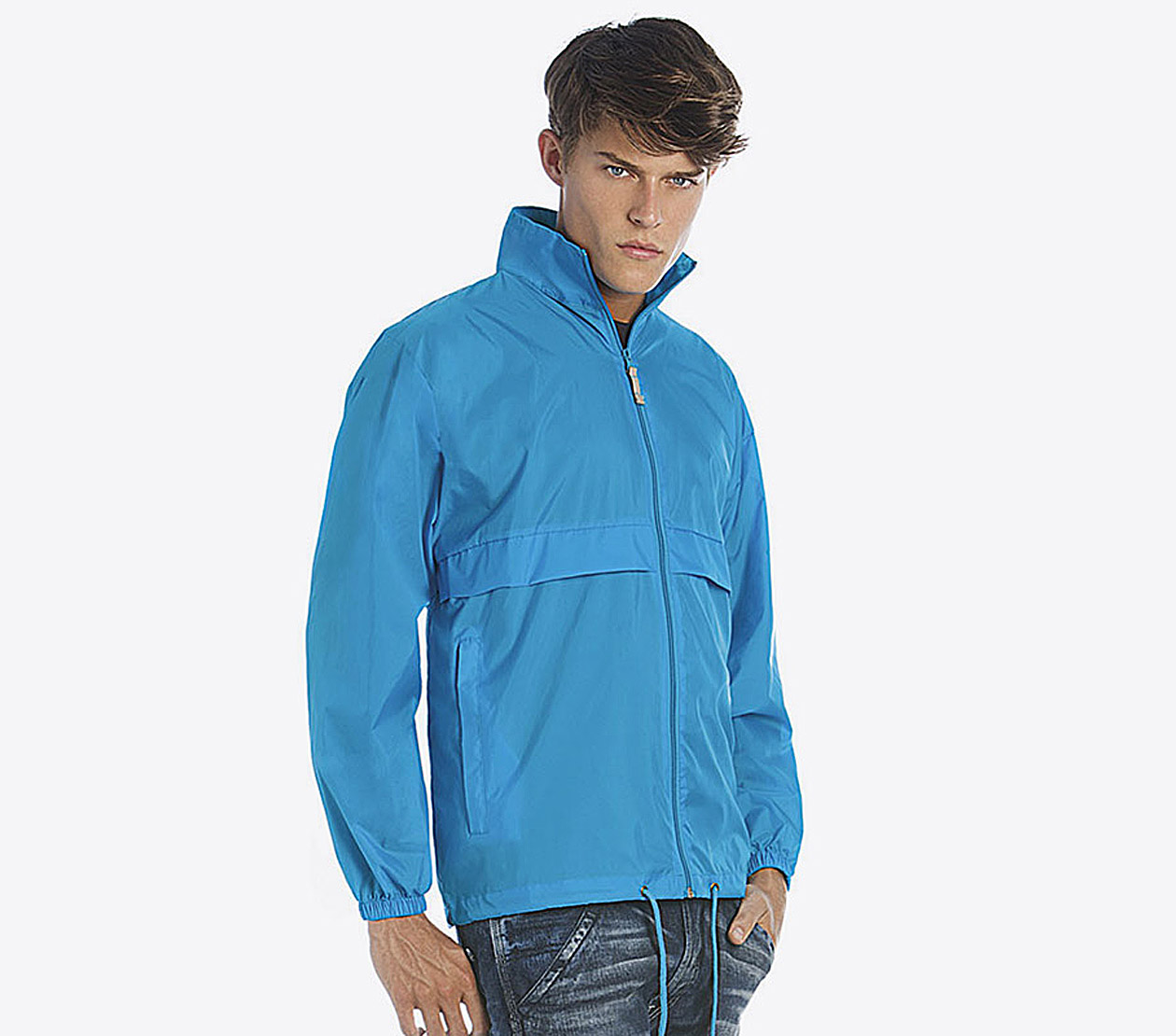 Herren Wind Jacke Mit Reissverschluss Bundc Sirocco Ju 800
