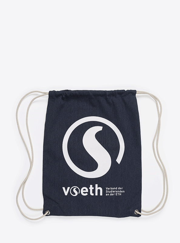 Hipster Bag Recycled Vseth Baumwolle Logo Drucken
