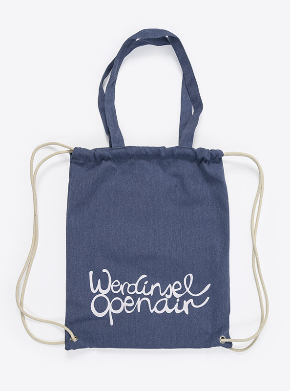 Hipster Bag Recycled Werdinsel Openair Reziklierte Baumwolle Mit Logo Bedruckt
