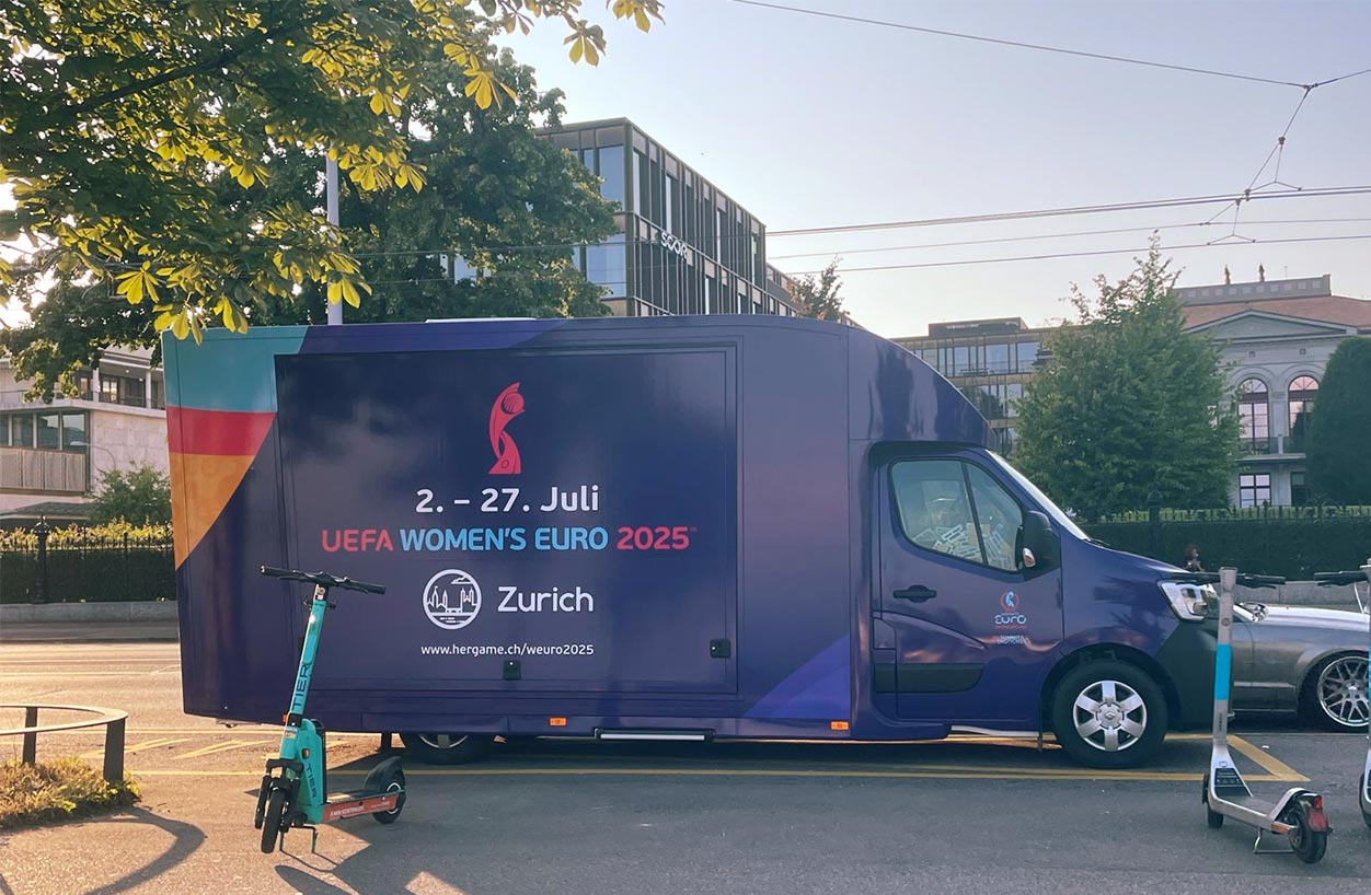 Host City Zuerich UEFA Womens Euro 2025 Zueri Mobil fuer Manroof Blog