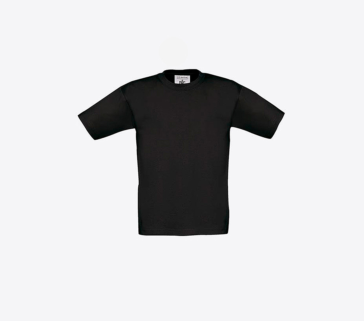 Kinder T Shirt Drucken Mit Logo Bundc Exact 190 Black