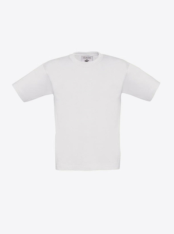 Kinder T Shirt Mit Logo Drucken Bundc Exact 190 White