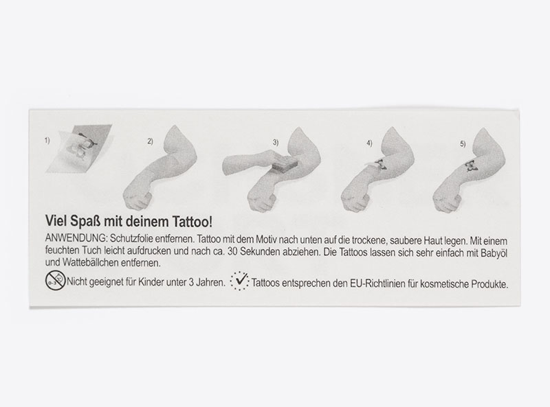 Klebetatttoo Tattoo Beschrieb Ochsner Sport