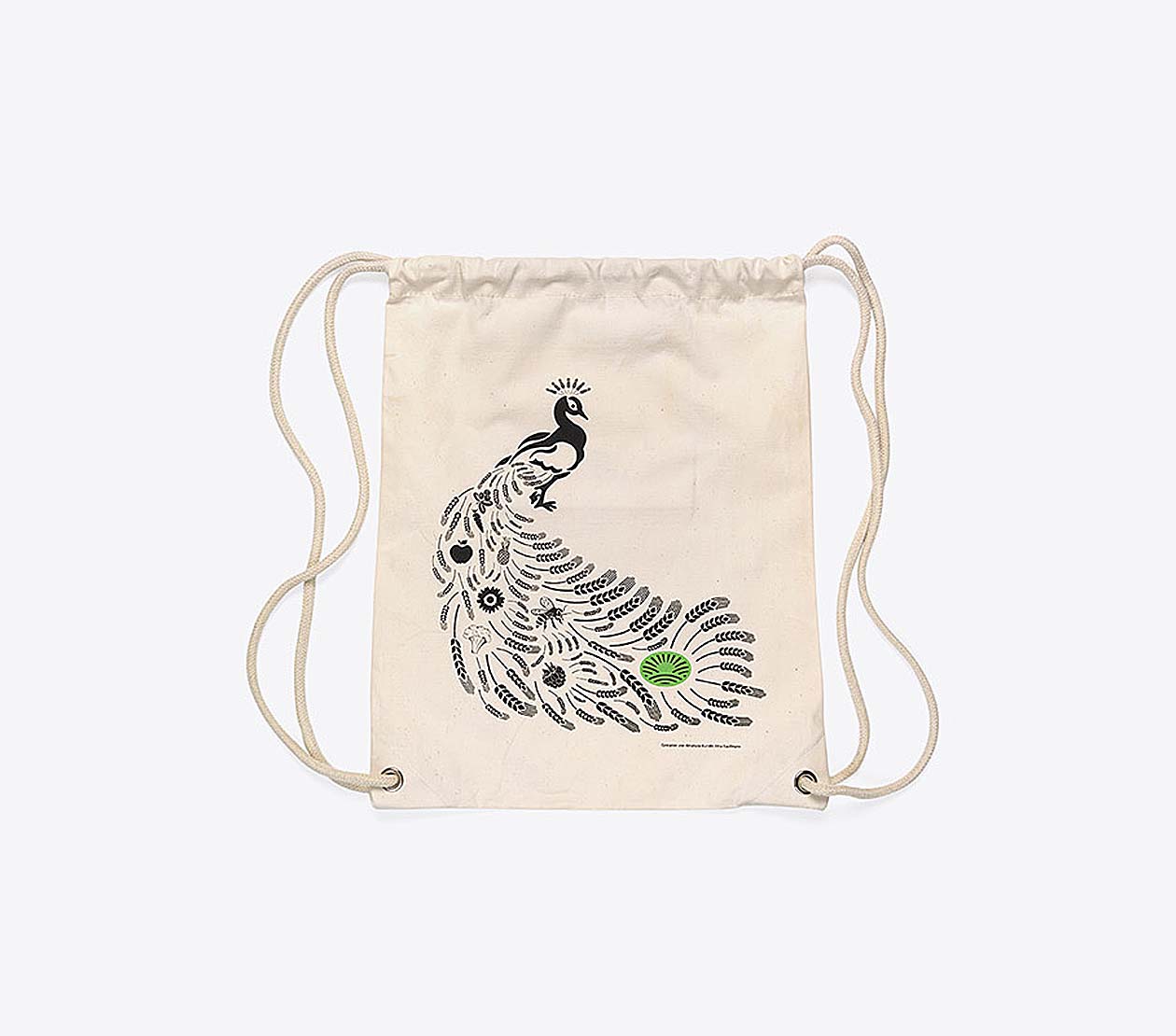 Kordel Rucksack Hipster Bag Bedruckt Mit Logo Alnatura