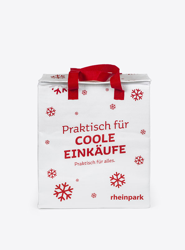 Kuehltasche Rheinpark Mit Logo Bedrucken Vlies Isoliert Werbeartikel