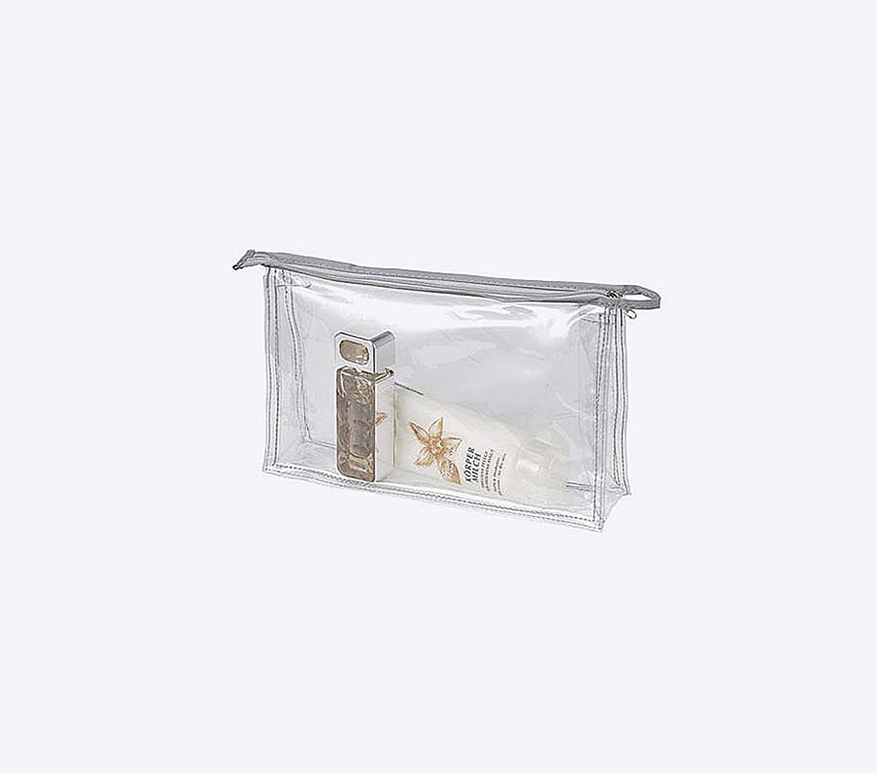 Kulturbeutel Easy Mit Logo Bedruckt Klarsichtfolie Transparente Schminktasche