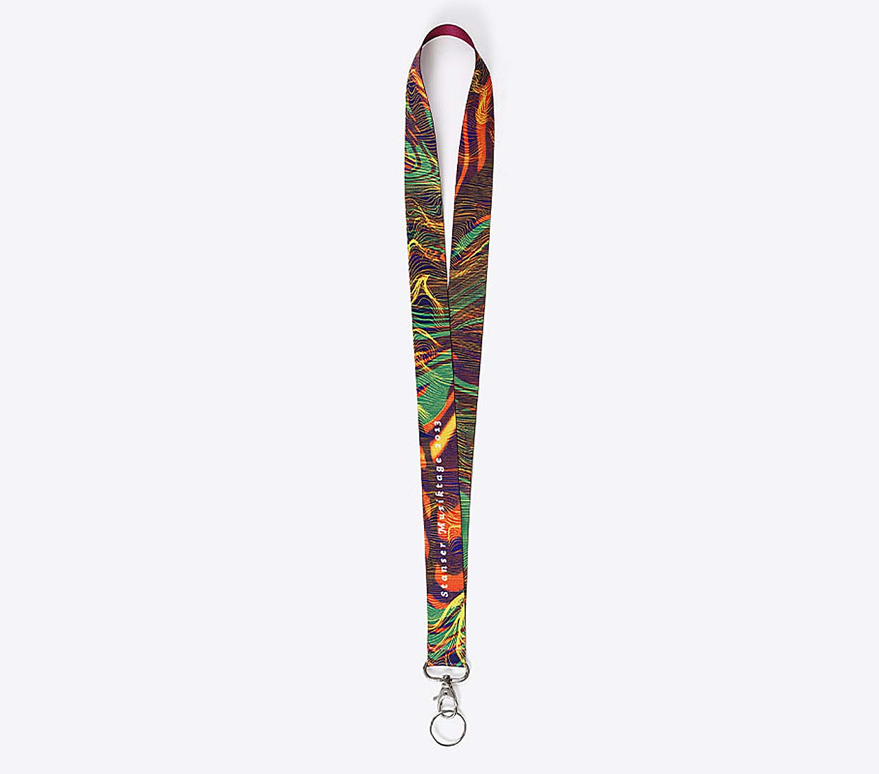 Lanyard 383 Satin Eventband Mit Logo Bedrucken Stanser Musiktage